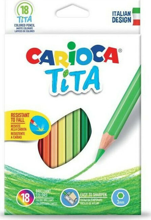 Carioca Tita Wood paints 18 pcs  / Colours   