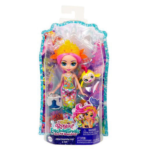 Mattel Enchantimals Royals - Rainbow Mermaid HCF68  / Houses-Playsets-Polly Pocket   
