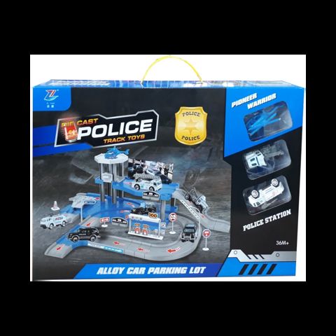 Fire Station - Police - Construction Trucks - 3 Designs (BBQ550)  / Tracks   