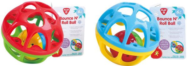 Playgo Ball Rattle-2 Designs (28435) 