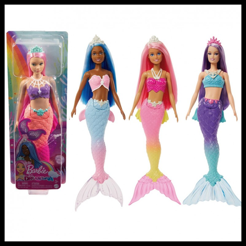 Barbie Core Mermaids - 4 Designs (HGR08)  / Barbie- Fashion Dolls   