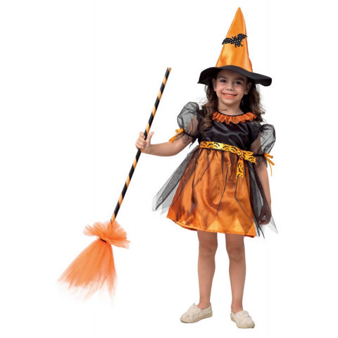 Fun Fashion Orange Witch (224)  / Halloween   