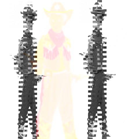  Cowboy Carnival Costume with Red Fringes  / AGORI    