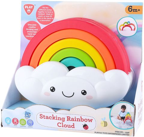 Playgo Stacking Rainbow Cloud (2356)  / Infants   