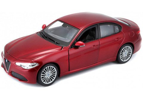 Bburago 18/21080 Μεταλλικό κλίμακα 1:24 Official Alfa Romeo Giulia κόκκινο  / Αγόρι Αμάξια-Μηχανές-Τρένα-Τανκς-αεροπλανα-ελικοπτερα   