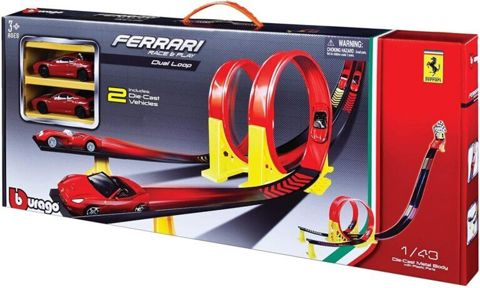 Bburago 1:43 Ferrari Race and Play Dual Loop 18/31216  / Boys   