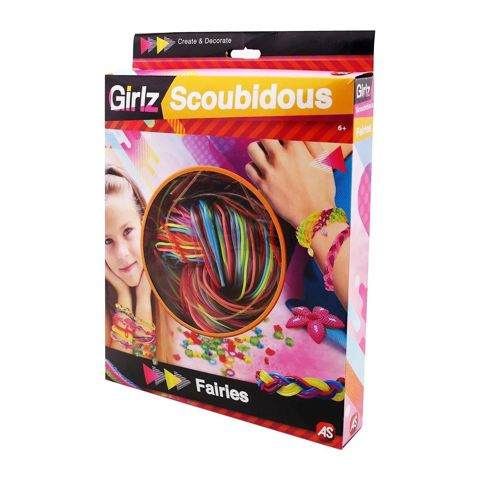 As company Girlz Scoubidous Beaded Construction Set For Ages 6+  / Jewelry Make it Real   