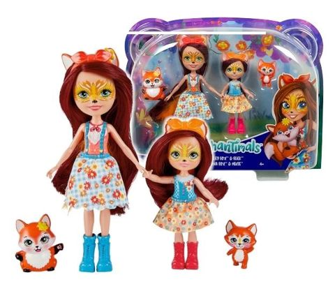 Enchantimals Felicity Fox and Sister  / Houses-Playsets-Polly Pocket   