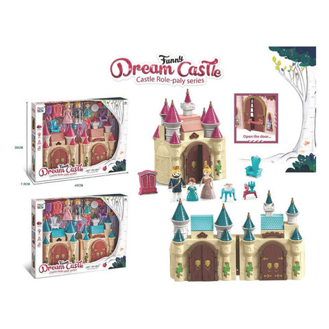 CASTLE IN A BOX  / Houses-Playsets-Polly Pocket   