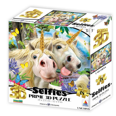 3DΠαζλ48 Howard Robinson – Unicorn Selfie  /  Puzzles   