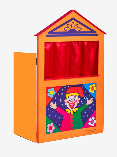 PUPPET THEATER TYPE A ORANGE  / Wooden   