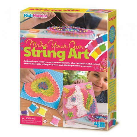4M Toys - Fun for Girls :: MAKE ART WITH THREAD  / Constructions   