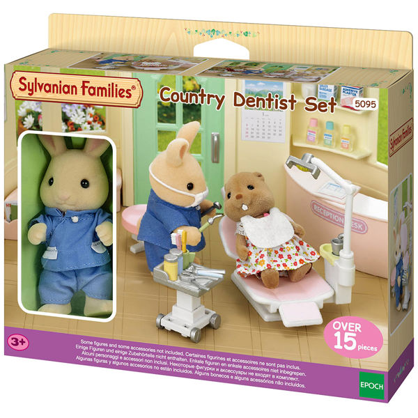 THE SYLVANIAN FAMILIES DENTIST SET WITH FIGURE 5095  