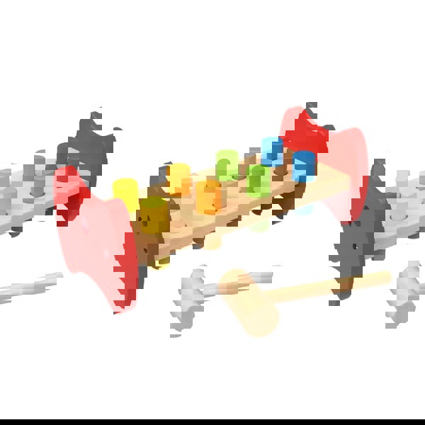 Tooky Toy :: WOODEN BENCH WITH HAMMER 