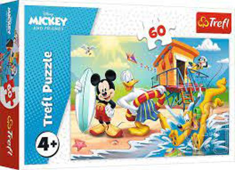 TREFL PUZZLE 60PCS INTERESTING DAY FOR MICKEY AND FRIENDS  /  Puzzles   