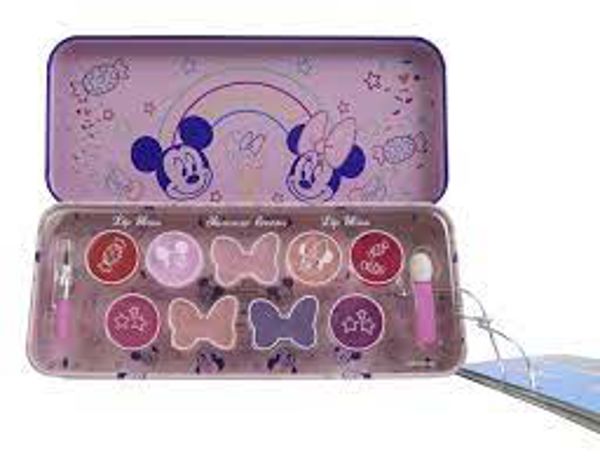 MARKWINS Minnie: Cosmic Candy cosmetic set in a metal case  