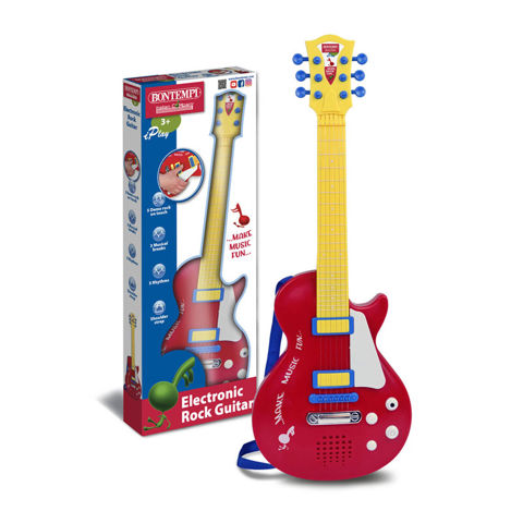 Bontempi Electronic Rock Guitar 6 strings with switch 245831  / Boys   