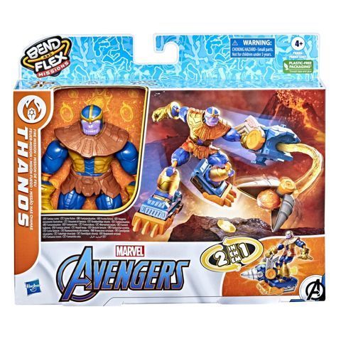 Avengers Bend and Flex Missions 6 Inch Figures 2 Designs F5866  / Heroes   