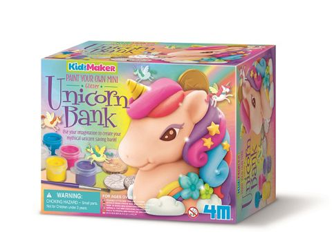 4M Toys - Fun for Girls :: UNICORN PIGGY PAINT  / 4m   