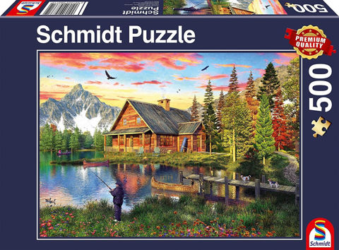 Lake fishing 500pcs puzzle  /  Puzzles   