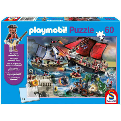 Παζλ 60 τεμάχια Schmidt - Playmobil Πειρατές 56382  /  Puzzles   