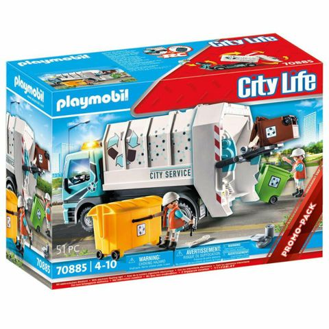 City Life Φορτηγό Ανακύκλωσης (70885)   / Playmobil   