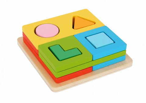 Tooky Toy :: SEPARATE MULTIPLE SHAPES  / Wooden   
