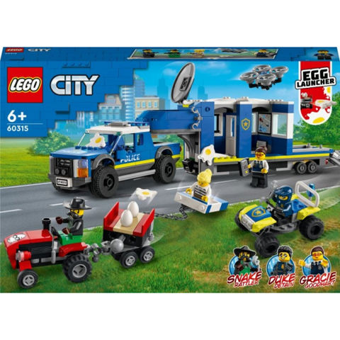 Lego City Police Mobile Command Truck toy candles  / Leg-en   