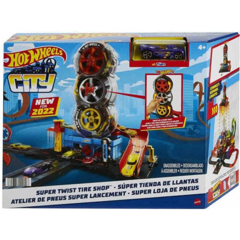 Hot Wheels Track City With Spinning Wheels (HDP02)  / PAIXNIDOLAMPADES   