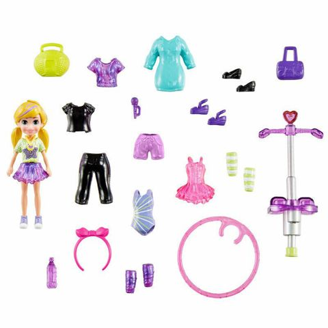 Polly Pocket - Polly And Friends With Accessories: Ready To Dance (GBF85 / HDW50) IN DIFFERENT DESIGNS  / Houses-Playsets-Polly Pocket   
