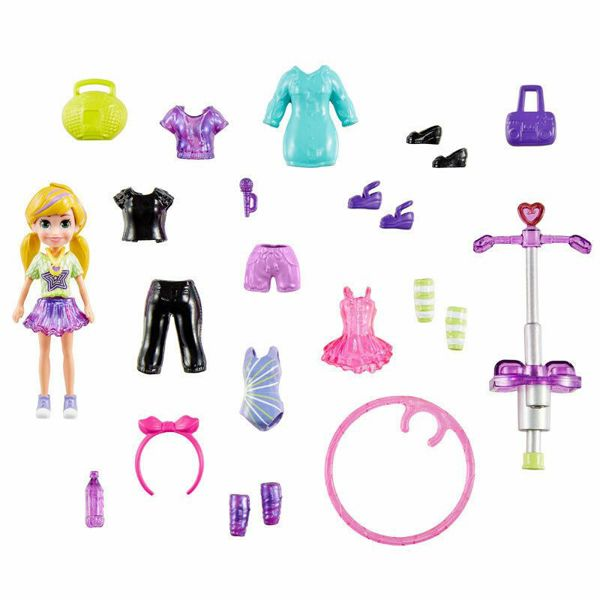 Polly Pocket - Polly And Friends With Accessories: Ready To Dance (GBF85 / HDW50) IN DIFFERENT DESIGNS 