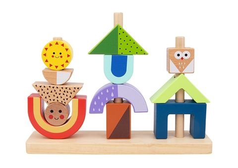 Tooky Toy :: WOODEN SHADOW STACKING TOY  / Wooden Toys   