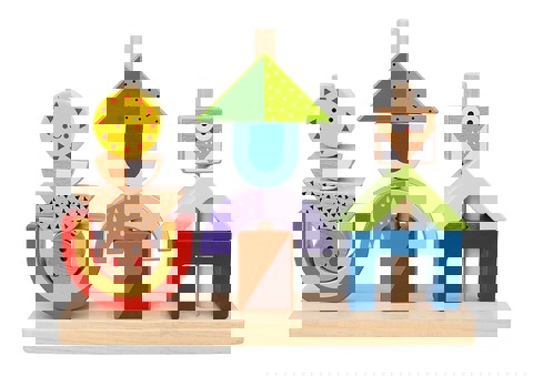 Tooky Toy :: WOODEN SHADOW STACKING TOY  / Wooden Toys   