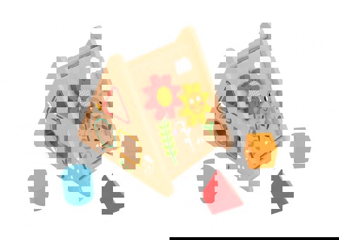 Tooky Toy :: WOODEN ACTIVITY PYRAMID  / Wooden Toys   