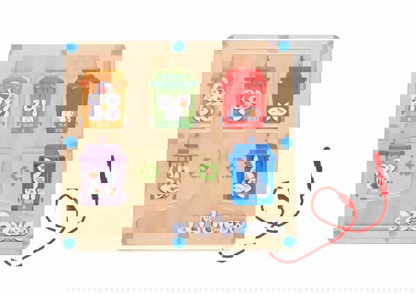 Tooky Toy :: ΞΥΛΙΝΟΣ ΜΑΓΝΗΤΙΚΟΣ ΛΑΒΥΡΙΝΘΟΣ ΑΝΑΚΥΚΛΩΣΗ 