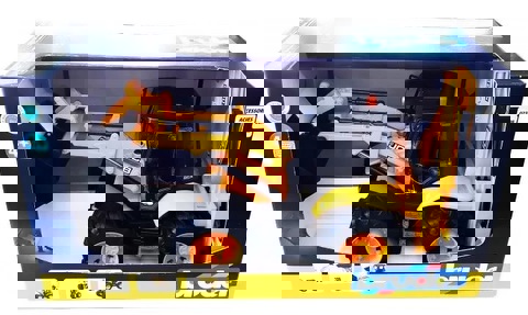 BRUDER JCB 5CX LOADER WITH EXCAVATOR  / Airplanes-drones   