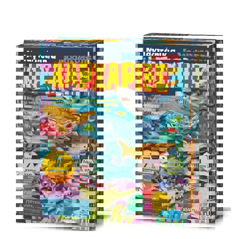 4M Toys - Magnets :: MAKE SHARKS MAGNETS/PINS  / 4m   