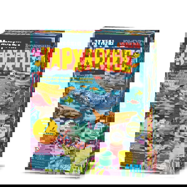 4M Toys - Magnets :: MAKE SHARKS MAGNETS/PINS 