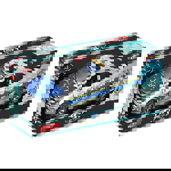 ΟΧΗΜΑ ΑΣΤΥΝΟΜΙΑ 1:14 ΑΣΗΜΙ FRICTION ΜΕ ΗΧΟ ΚΑΙ ΦΩΣ 30Χ13Χ16,5CM LUNA 