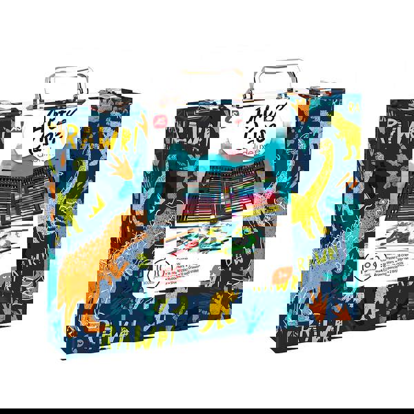 AS ΚΑΣΕΤΙΝΑ ΖΩΓΡΑΦΙΚΗΣ ΞΥΛΙΝΗ DELUXE ΔΕΙΝΟΣΑΥΡΟΣ ΜΕ 100 ΑΞΕΣΟΥΑΡ ΓΙΑ 3+ ΧΡΟΝΩΝ (ΑΓΓΛΙΚΗ ΣΥΣΚΕΥΑΣΙΑ) (#1038-82052) 