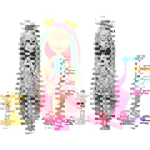 Mattel Enchantimals Glam Party Zebra HNV28  / Houses-Playsets-Polly Pocket   