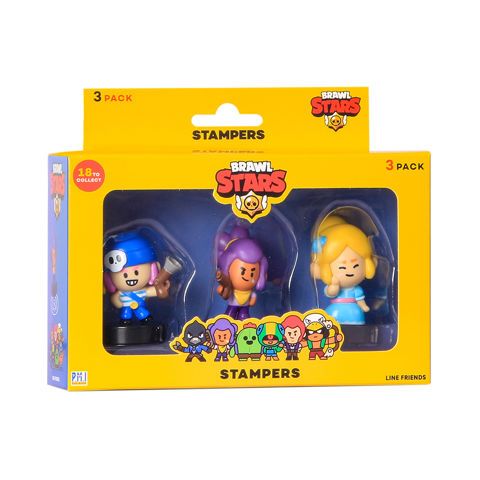 P.M.I. BRAWL STARS STAMPS 3 PACK S1 BRW5021 - VARIOUS DESIGNS (#80231)  / Heroes   