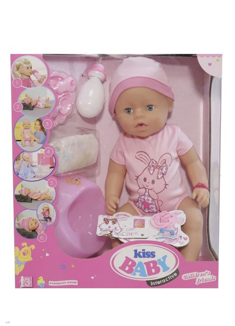  Baby drinking milk and with eating utensils (10.18001-1-2)  / Babies-Dolls   