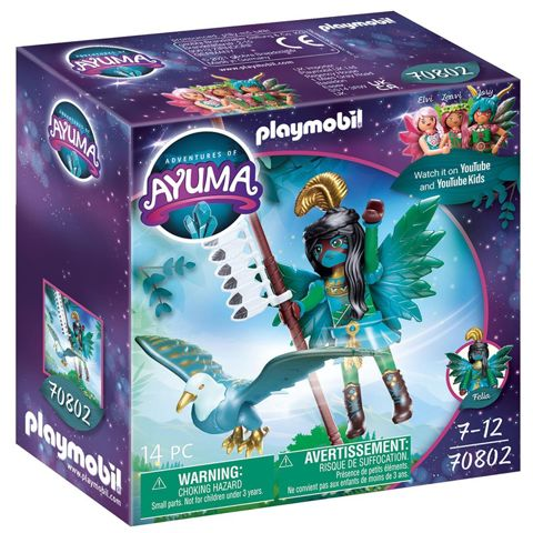 Adventures Of Ayuma Knight Fairy With Magic Animal   / Playmobil   