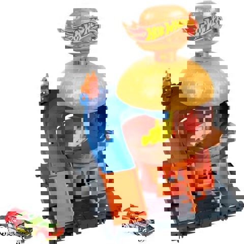 Mattel - Hot Wheels City Downtown Burger Drive-Thru Playset  / Αγόρι Αμάξια-Μηχανές-Τρένα-Τανκς-αεροπλανα-ελικοπτερα   