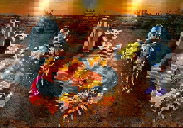 Dino Rise - Starter Pack Fighting Scorpio Fire 70909 Playmobil 