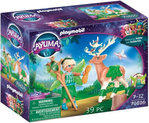 Adventures Of Ayuma Forest Fairy With Magic Animal   / Playmobil   