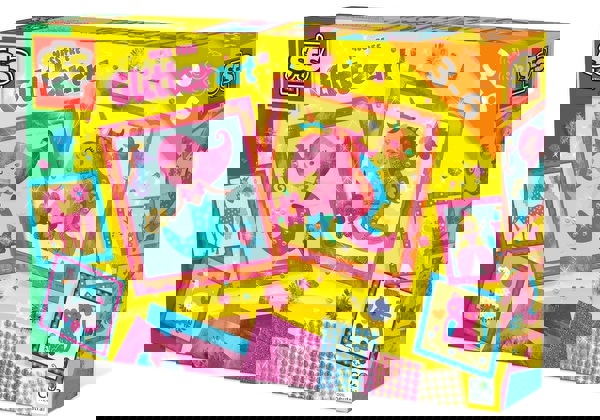 Mess free glitter art 