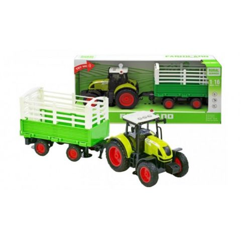 AGRICULTURAL VEHICLE 1:16 WITH PLATFORM, SOUND AND LIGHTS WY900H  / Cars, motorcycle, trains   