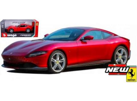 FERRARI ROMA YEAR 2020 RED  / Cars, motorcycle, trains   